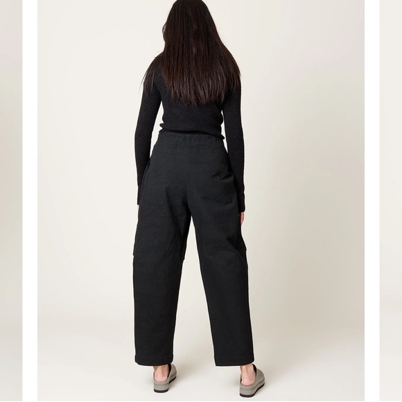 Lauren Monoogian Canvas Pants in Black - Picture 3 of 6